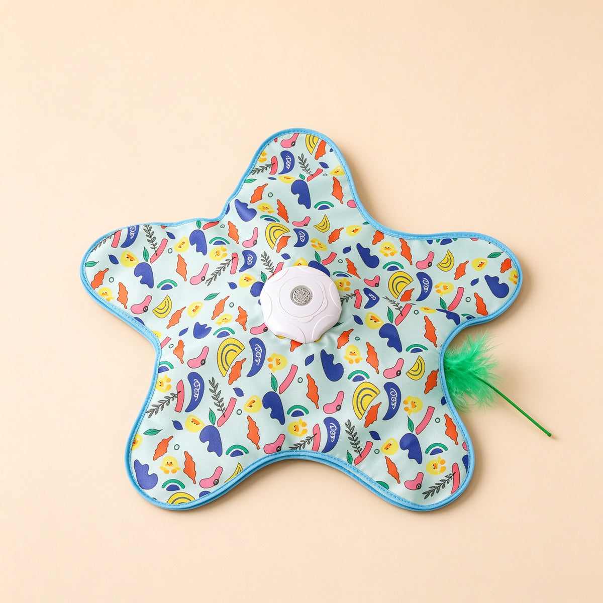 Star Hunting Mat with Auto Teaser Wand — 4 Patterns