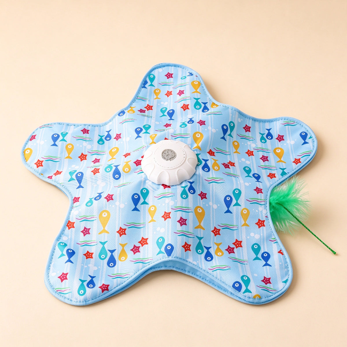 Star Hunting Mat with Auto Teaser Wand — 4 Patterns